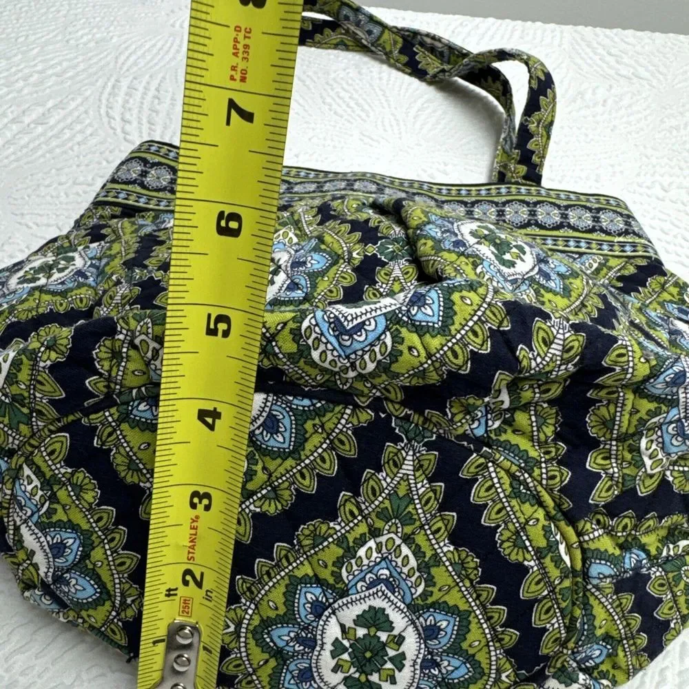 Vera Bradley Cambridge Green Blue,black Shoulder Handbag Medium - Picture 11 of 15